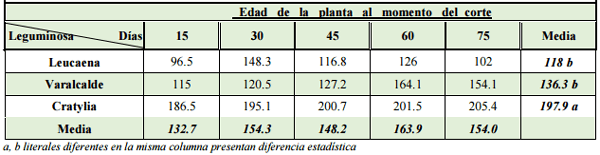 Caracterización agronómica de tres leguminosas tropicales en la época de estiaje - Image 2