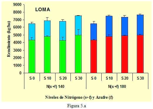 Respuesta a azufre en trigo según Ambiente y nivel de nitrógeno - Image 11