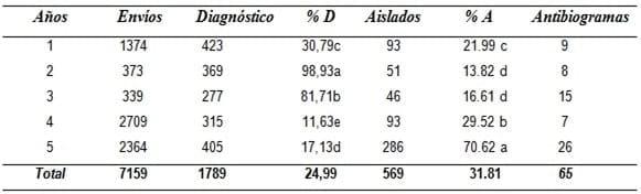 Consideraciones sobre el diagnóstico presuntivo de campo y el confirmativo de laboratorio en la colibacilosis entérica porcina en la provincia de Villa Clara - Image 2
