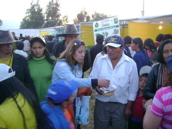 Producción de Stevia, exposición en la Feria de yauris de Huancayo
