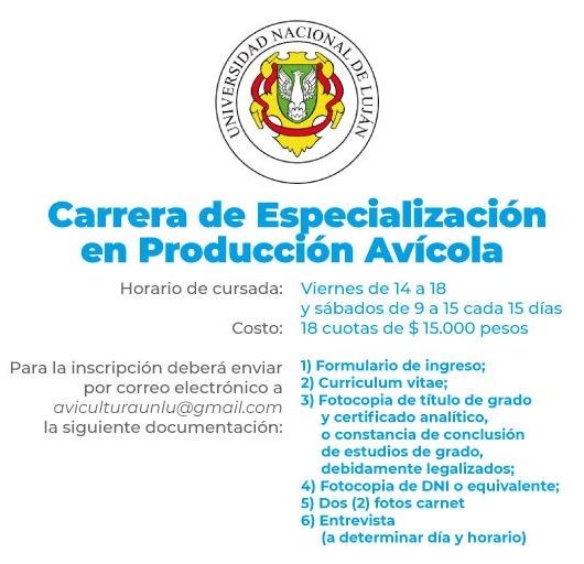 Argentina - Especialización en Producción Avícola 2022 - Image 1