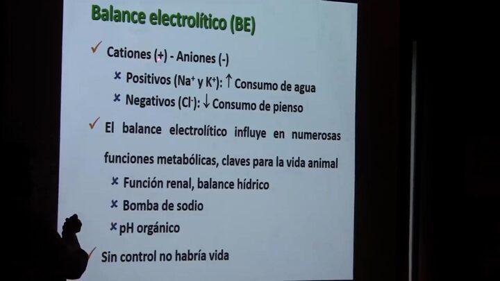 La importancia del Balance electrolítico, claves del Prof. Gonzalo Mateo