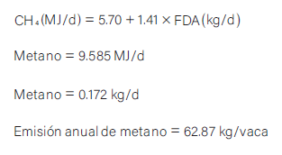 Usando la ecuación: