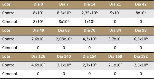 Anillo cimenol como conservante del alimento: evaluación in vitro de la eficacia a medio y largo plazo - Image 2