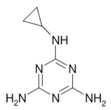 Figura 4. Estructura química de la ciromazina (9).