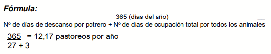 fórmula