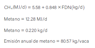Usando la ecuación:
