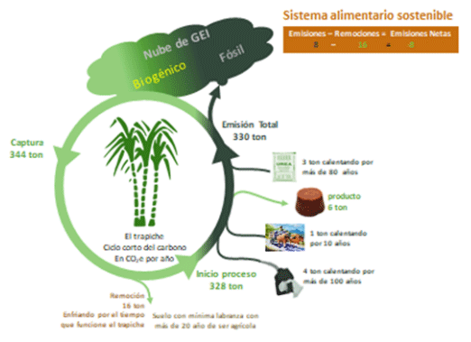 Figura 2. El trapiche, ejemplo de carbono fósil y biogénico