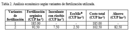 Empleo de una cepa de rizobio combinada con una cepa eficiente de hongo micorrízico arbuscular (HMA) para incrementar la calidad y el rendimiento de bancos de proteína cultivados de Siratro (Macroptilium atropurpureum) y Glycine (Neonotonia wightii) - Image 2