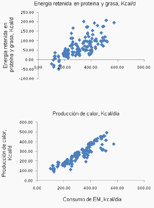 Evaluación de un modelo para estimar el requerimiento y uso de energía en pollos de engorda en crecimiento y finalización - Image 4