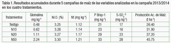 El cultivo de maíz fertilizado con nitrógeno incrementa el contenido de glomalina del suelo - Image 1