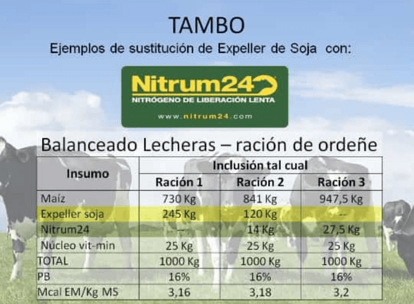 Sustitución de Expeller de Soja en raciones para tambo - Image 1