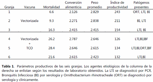 Caso clinico: Desafio y control de la laringotraqueitis infecciosa en una operacion de pollo de engorda - Image 1