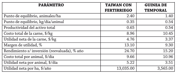 Producción de carne con pastoreo racional intensivo en pasto taiwan con fertirriego y guinea de temporal - Image 8