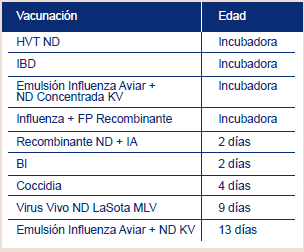 Evaluación de vacunas recombinantes para la prevención de la enfermedad de Influenza aviar en una parvada de pollo de engorda. - Image 1