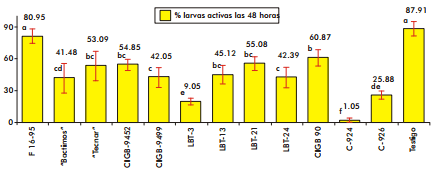 Aislamiento y determinación de cepas bacterianas con actividad nematicida. Mecanismo de acción de C. paurometabolum C-924 sobre nemátodos - Image 1
