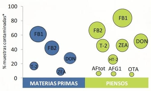 Información anual sobre el estado de contaminación microbiana de materia prima, pienso, superficies en fábrica y micotoxinas. Diciembre 2016 - Image 9