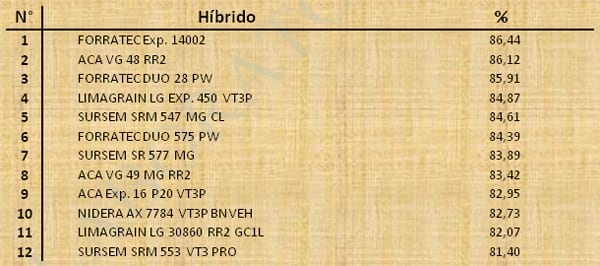 Aptitud Forrajera- Evaluación de híbridos de maíz.- Campaña 2016 – 2017. Determinación del rendimiento y la calidad de la materia seca. - Image 38
