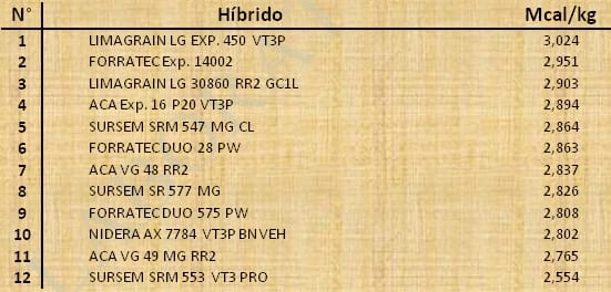 Aptitud Forrajera- Evaluación de híbridos de maíz.- Campaña 2016 – 2017. Determinación del rendimiento y la calidad de la materia seca. - Image 130