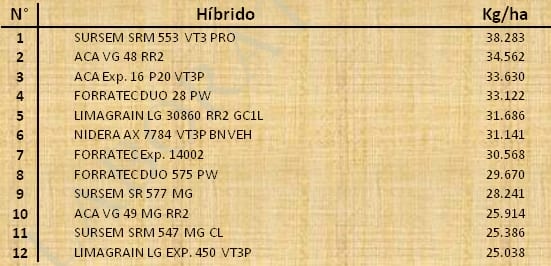 Aptitud Forrajera- Evaluación de híbridos de maíz.- Campaña 2016 – 2017. Determinación del rendimiento y la calidad de la materia seca. - Image 111
