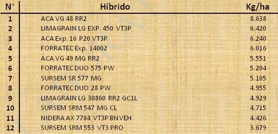 Aptitud Forrajera- Evaluación de híbridos de maíz.- Campaña 2016 – 2017. Determinación del rendimiento y la calidad de la materia seca. - Image 75