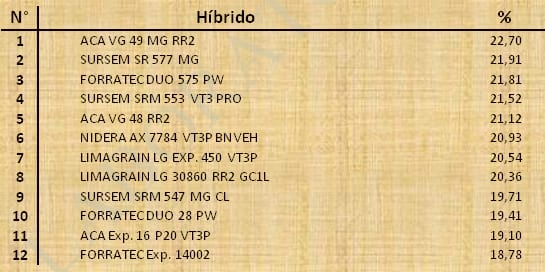 Aptitud Forrajera- Evaluación de híbridos de maíz.- Campaña 2016 – 2017. Determinación del rendimiento y la calidad de la materia seca. - Image 103
