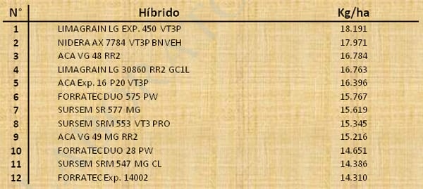 Aptitud Forrajera- Evaluación de híbridos de maíz.- Campaña 2016 – 2017. Determinación del rendimiento y la calidad de la materia seca. - Image 36