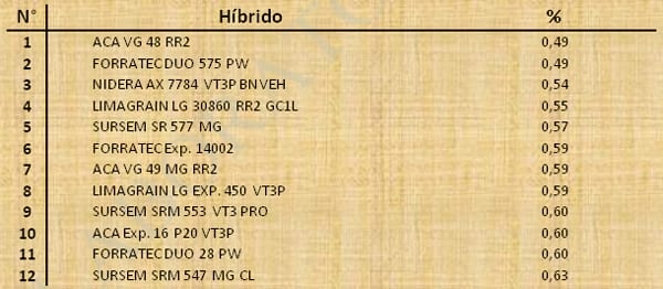 Aptitud Forrajera- Evaluación de híbridos de maíz.- Campaña 2016 – 2017. Determinación del rendimiento y la calidad de la materia seca. - Image 37