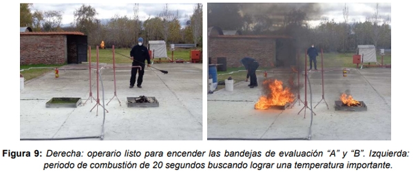Extinción de incendios en máquinas cosechadoras. Prueba de desempeño del equipo Georgia GVS 200 con agente extintor ABC 90 - Image 11