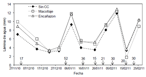 Temperatura y contenido hídrico superficial del suelo bajo diferentes niveles de cobertura - Image 4