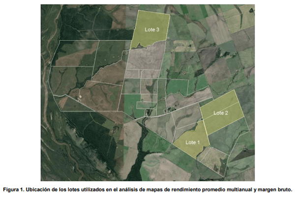 Metodos de delimitacion de zonas de manejo usando variabilidad espacio-temporal de rendimiento y margen bruto - Image 1