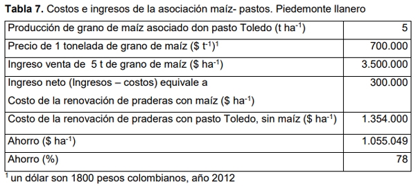Efecto de la renovación de praderas con maíz sobre la productividad de carne bovina en el Piedemonte de los Llanos Orientales de Colombia - Image 9