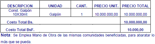 Establecimiento de una unidad de produccion avicola (pollo de engorde) en Biruaca (Apure - Venezuela) - Image 2