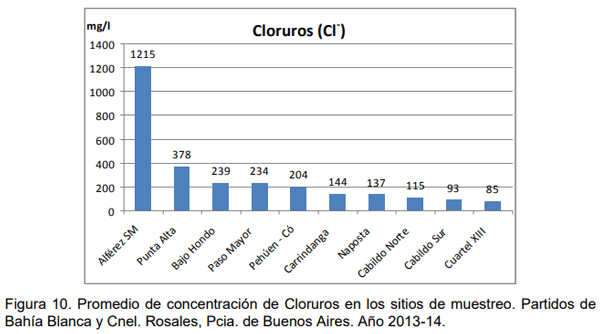 Evaluación de la calidad de agua en la red intergrupal de extensión de los partidos de Bahía Blanca y Cnel. Rosales para el ajuste a sus diversos usos dentro de los establecimientos - Image 23