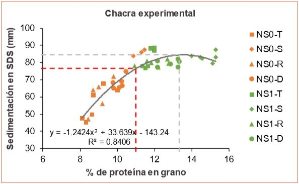 Fertilización NS en trigo pan: Incidencia en las respuestas del peso y la calidad del grano a las condiciones de llenado - Image 4