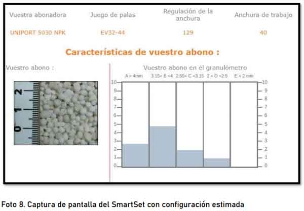 Evaluación de desempeño jacto uniport 5030 npk con fertilizantes yarabela sulfan, yarabela nitrodoble y urea - Image 8