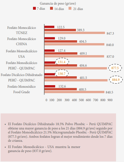 Ensayo de biodisponibilidad del fósforo en pollos de carne a los 21 días con diferentes fuentes comerciales de fosfatos inorgánicos - Image 5