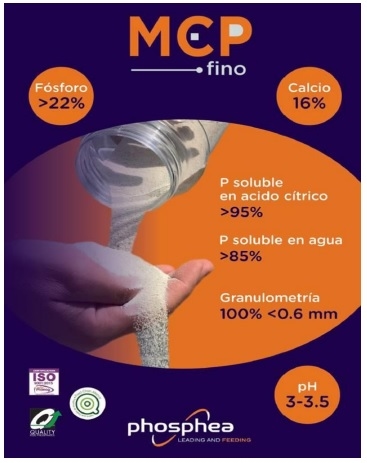 Fosfato monocálcico monohidratado - MCP fino: Características y usos - Image 1
