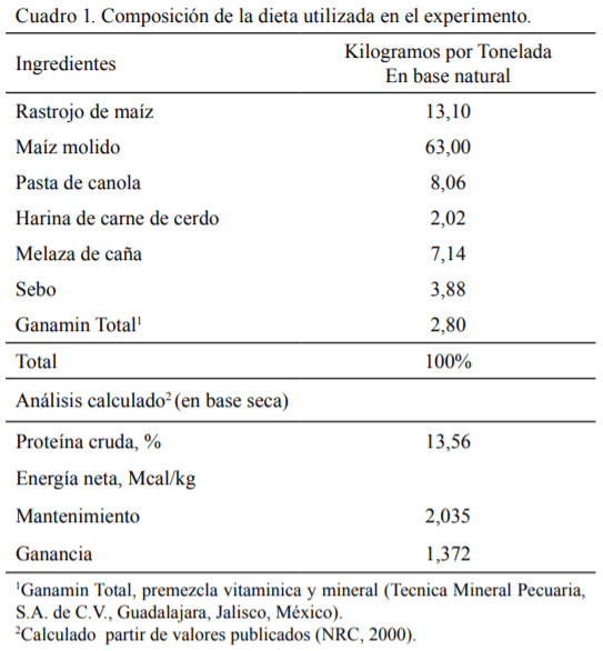 Efecto de sombra en el corral de engorda en la respuesta productiva de toretes en finalización de la época calurosa - Image 1