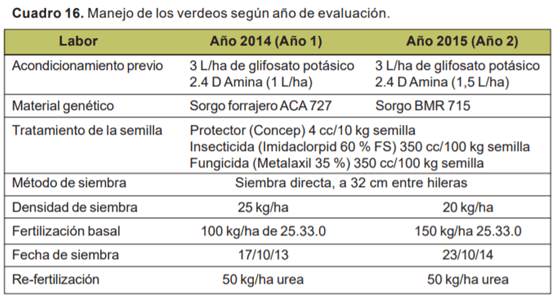Evaluación de novillos sobre sorgo forrajero con distintas cargas y tipos de suplementación - Sistemas de engorde de novillos sobre verdeos anuales estivales en la región de basalto - Image 2