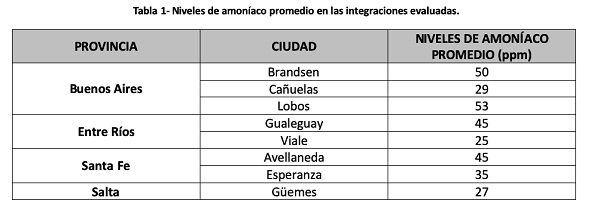 Los efectos del amoníaco en la producción avícola - Monitoreos regionales en Argentina - Parte 3 - Image 3