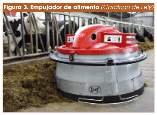 Figura 3. Empujador de alimento (Catálogo de Lely)