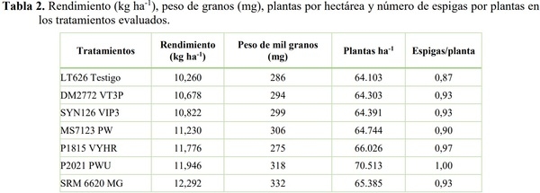 EVALUACIÓN DE EVENTOS BIOTECNOLÓGICOS PARA EL CONTROL DE LEPIDÓPTEROS EN HÍBRIDOS DE MAÍZ - Image 7