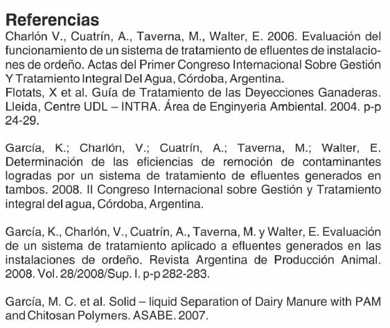 Evaluación de un tamiz estático para la separación y recuperación de sólidos de los efluentes de tambo - Image 7