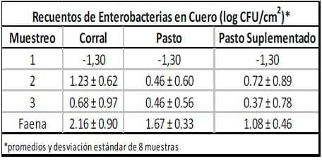 Microorganismos indicadores de calidad higiénica de carnes en novillos criados bajo distintos sistemas de producción - Image 2