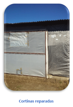 Cortinas reparadas