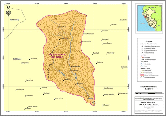 Anexo 1. Mapa base de Microcuenca Pollo