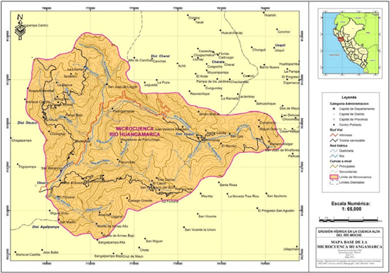 Anexo 2. Mapa base de Microcuenca Huangamarca