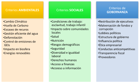 Figura 2. Criterios ASG