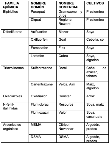 CLASIFICACIÓN ACTUALIZADA DE LOS HERBICIDAS POR SU MECANISMO DE ACCIÓN - Image 8
